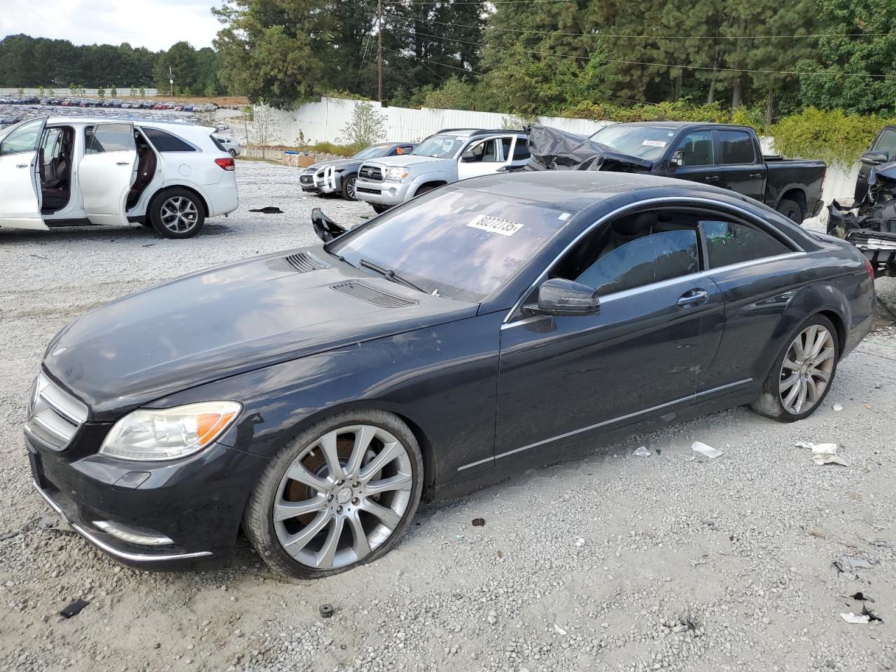 2013 Mercedes-Benz CL 550, VIN WDDEJ9EB9DA030816 — Engine fire