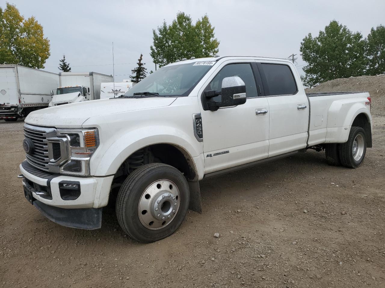 2020 Ford F-450 XL, VIN 1FT8W4DT6LED14174 — Vandalism