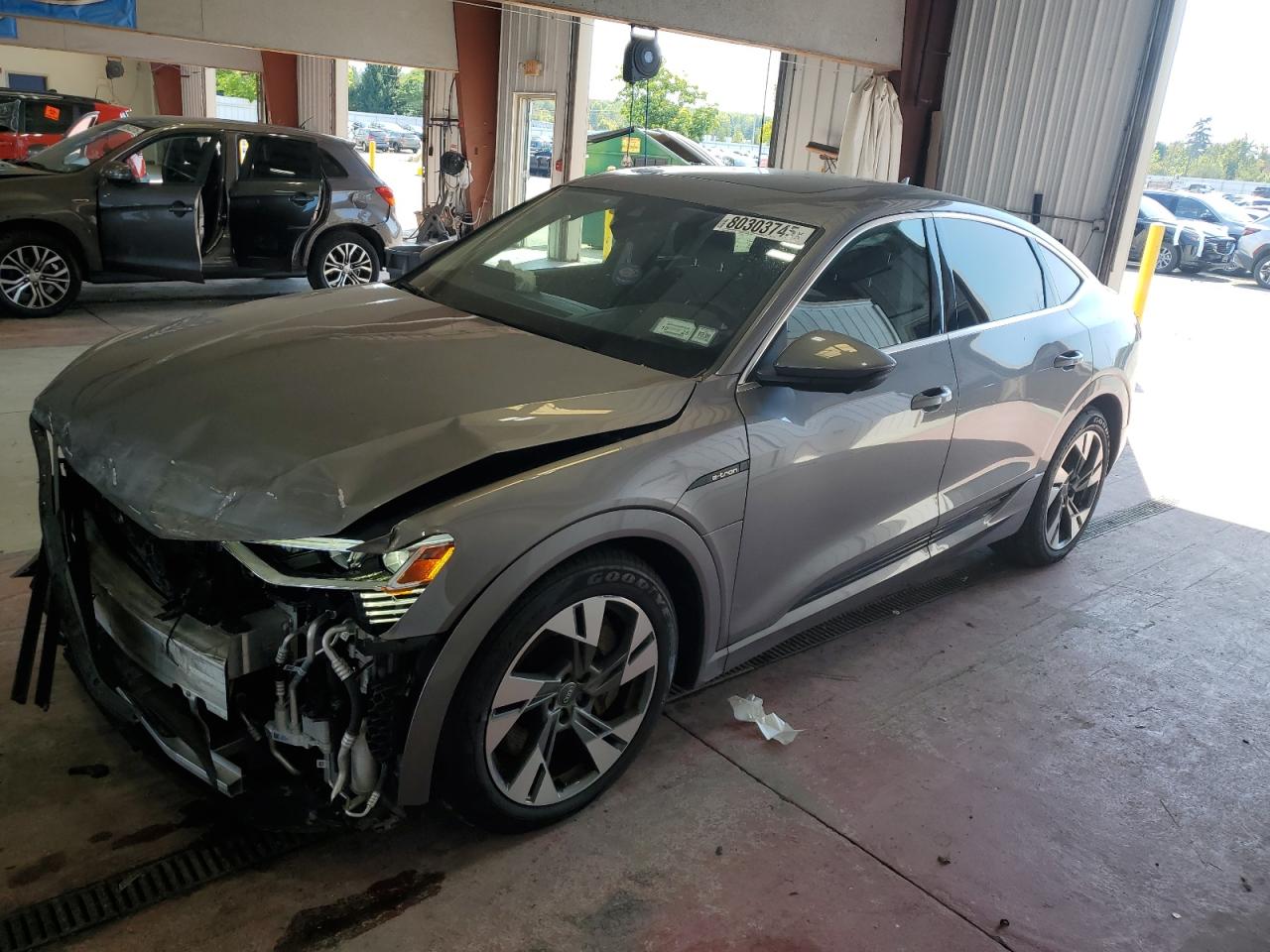2020 Audi e-tron Sportback Premium Plus, VIN WA12ABGE3LB032883 — Front end