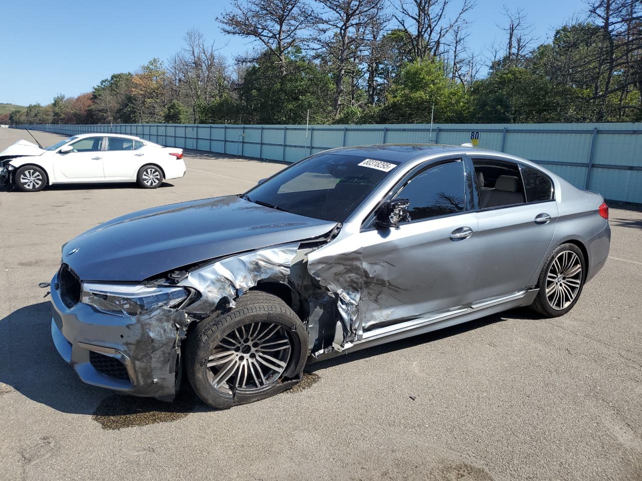 2018 BMW 5 Series M550i xDrive, VIN WBAJB9C53JB049870 — Front end