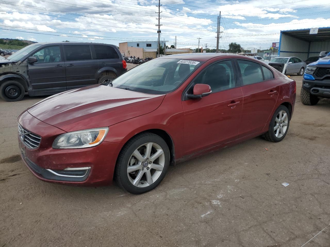 2016 Volvo S60 T5 Drive-E, VIN YV126MFJXG2408951 — Hail