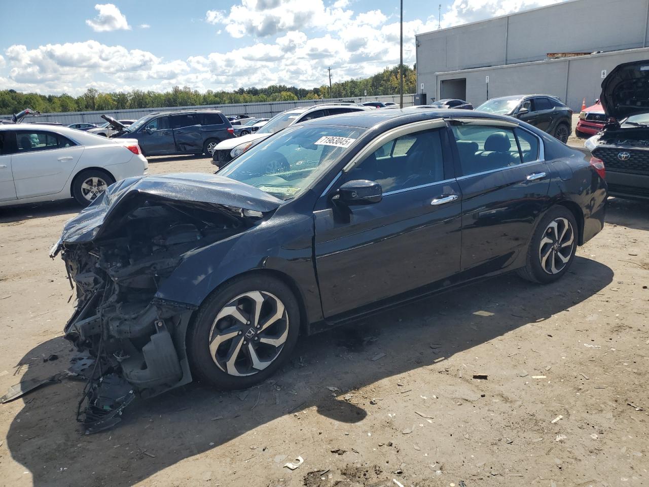 2017 Honda Accord EX-L, VIN 1HGCR3F81HA022453 — Front end