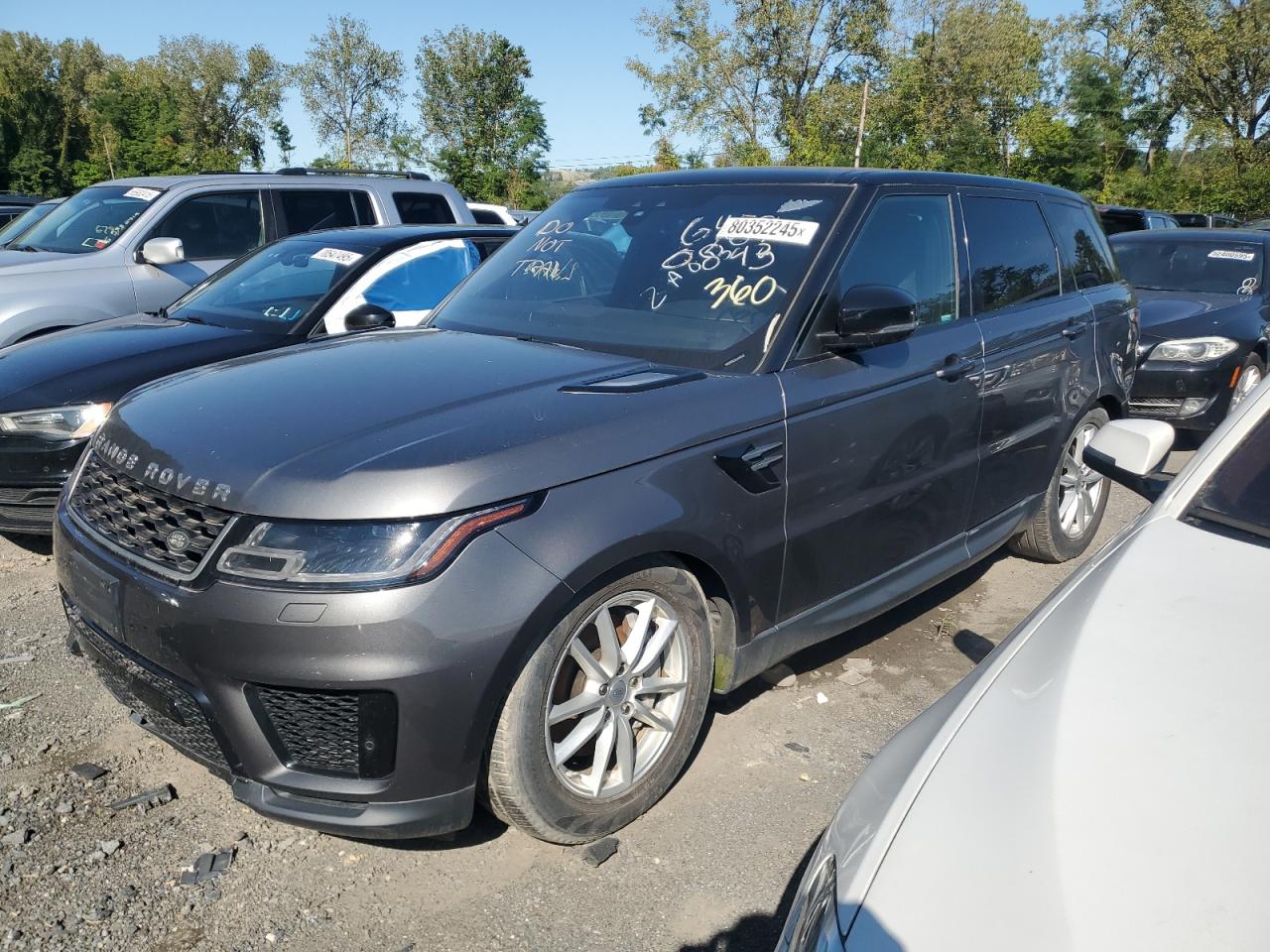 2019 Land Rover Range Rover Sport SE, VIN SALWG2RU3KA865543 — Missing or altered VIN