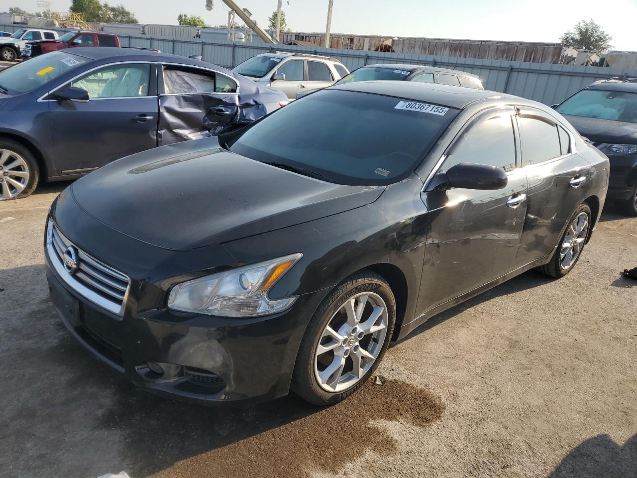 2012 Nissan Maxima S, VIN 1N4AA5AP8CC851904 — Бок