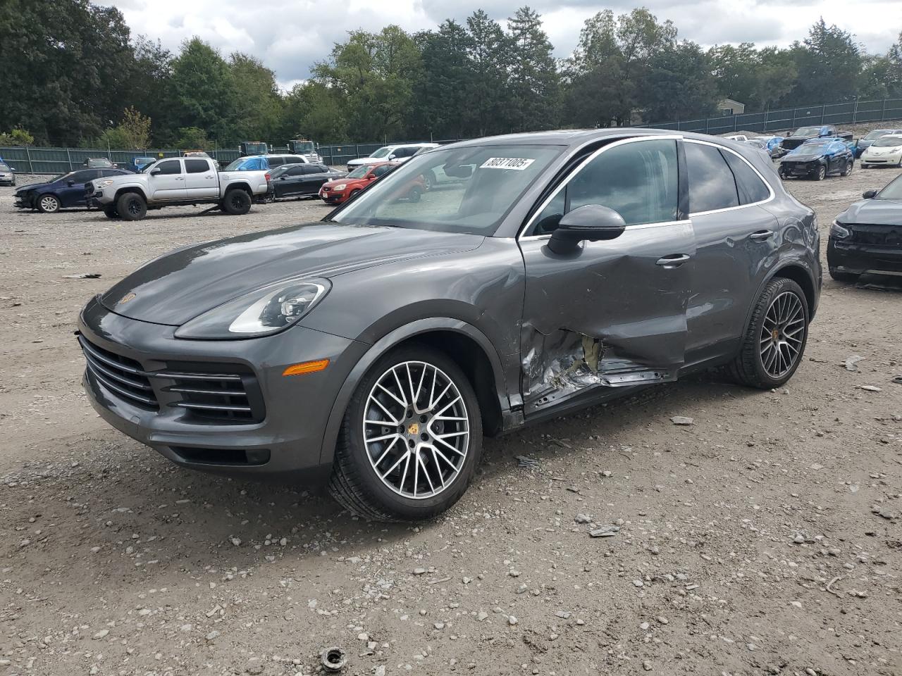 2021 Porsche Cayenne, VIN WP1AA2AY9MDA10444 — Side