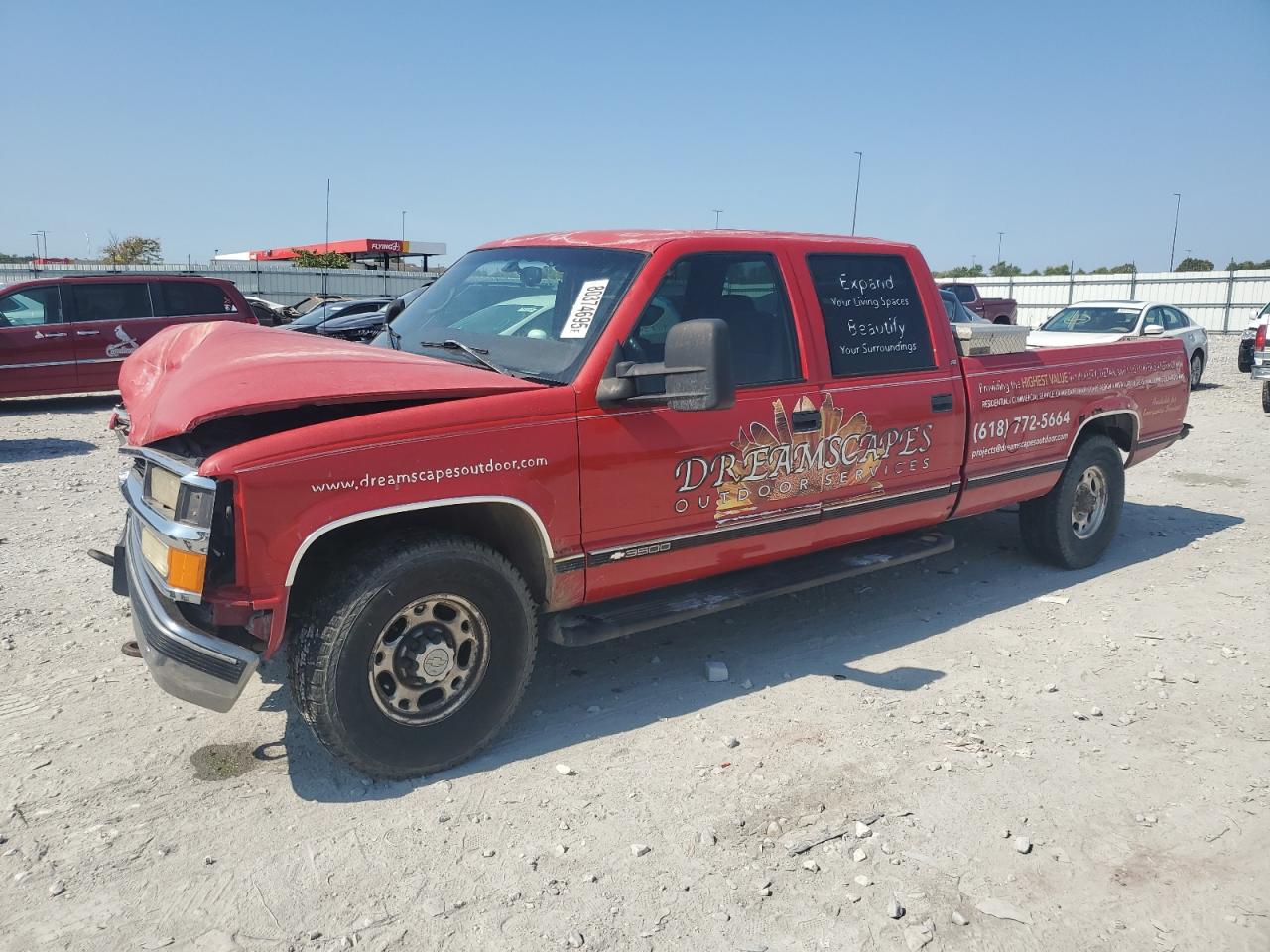 1997 Chevrolet Silverado 3500, VIN 1GCGC33J7VF038518 — Перед
