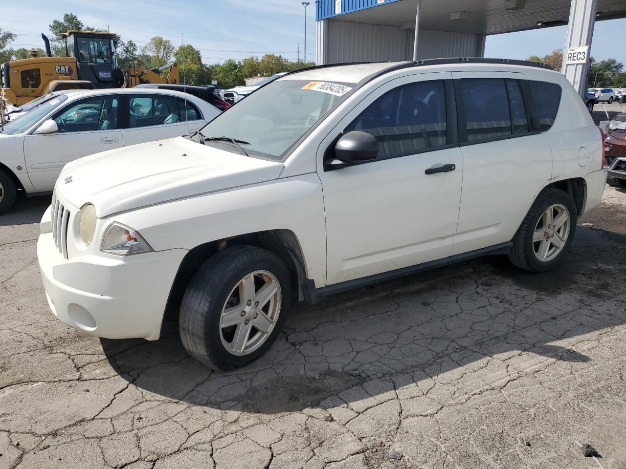 2007 Jeep Compass Sport, VIN 1J8FT47057D237268 — Rear end