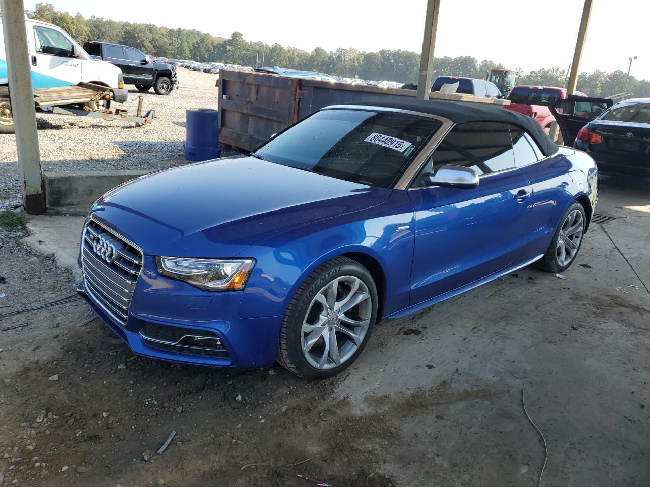 2017 Audi S5, VIN WAUC4AFH1HN003652 — Зад