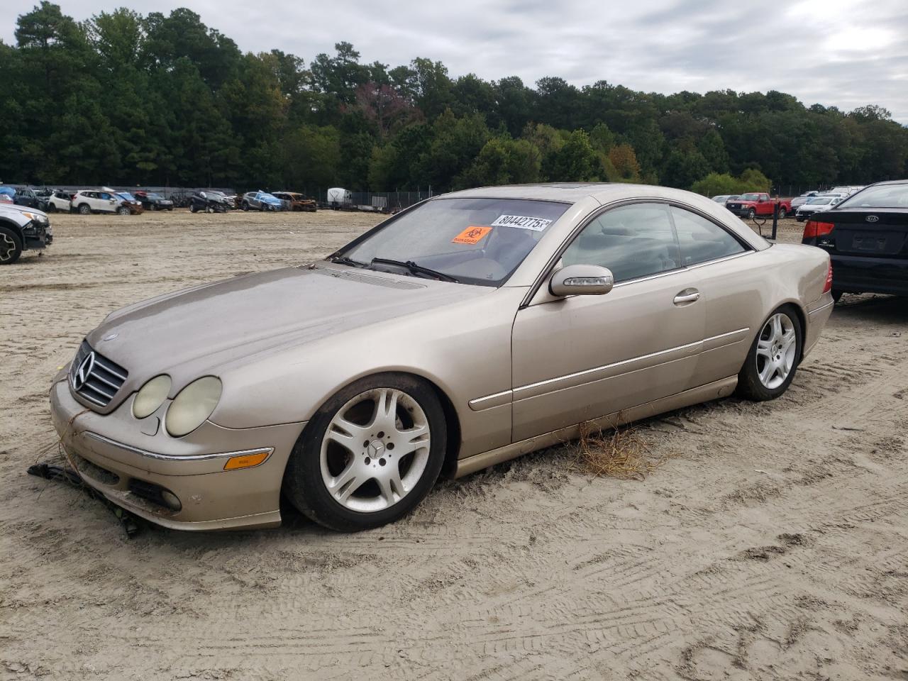 2003 Mercedes-Benz CL 500, VIN WDBPJ75J93A033761 — Front end