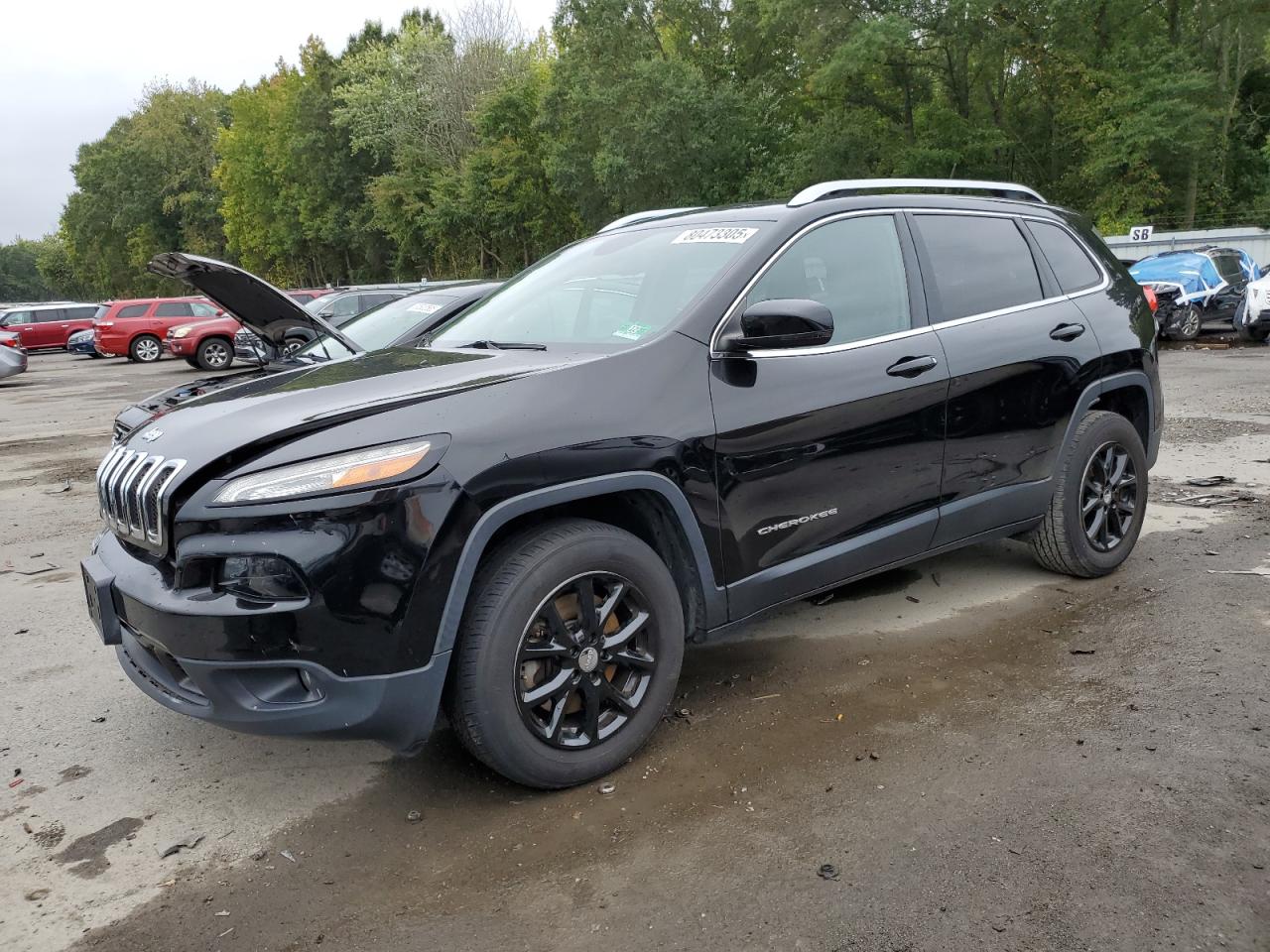 2017 Jeep Cherokee Latitude, VIN 1C4PJMCS3HW544601 — Front end