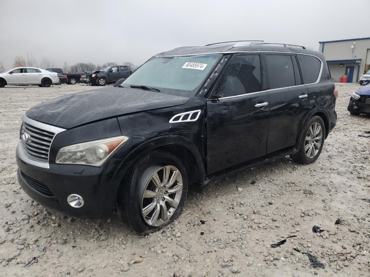 2012 Infiniti QX56 7-passenger, VIN JN8AZ2NEXC9018777 — Rollover