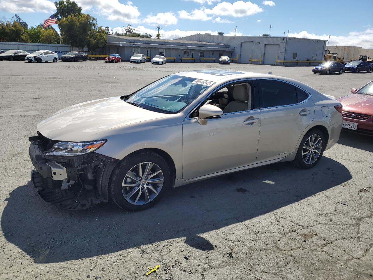 2016 Lexus ES 300h, VIN JTHBW1GG1G2121195 — Rejected repair
