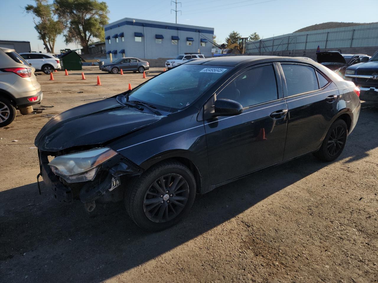 2015 Toyota Corolla L, VIN 5YFBURHE4FP179384 — Front end