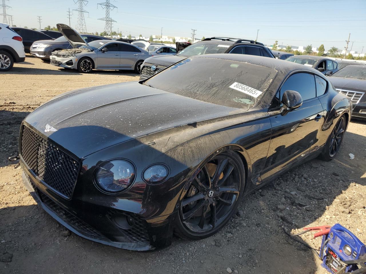 2022 Bentley Continental GT GT V8, VIN SCBCG2ZG9NC091640 — Вода / потоп