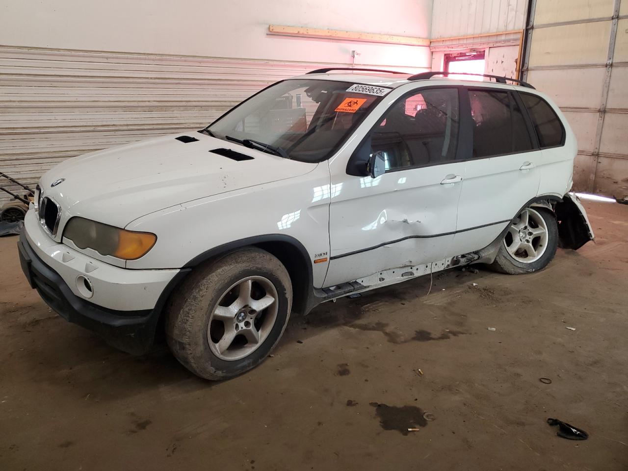 2002 BMW X5 3.0i, VIN 5UXFA53532LP29007 — Rear end