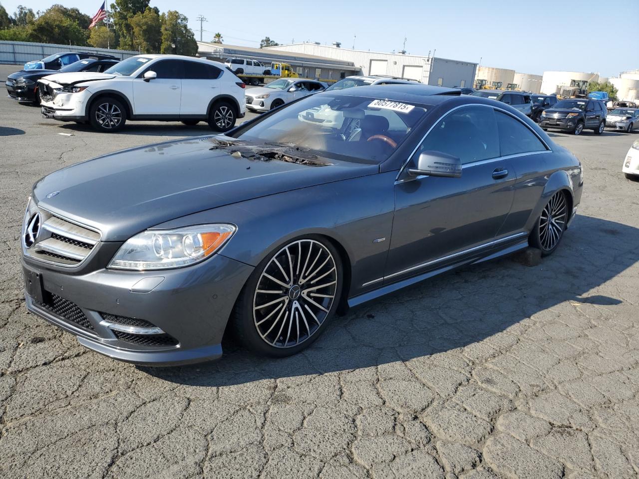 2011 Mercedes-Benz CL 550, VIN WDDEJ9EB3BA026810 — Engine fire