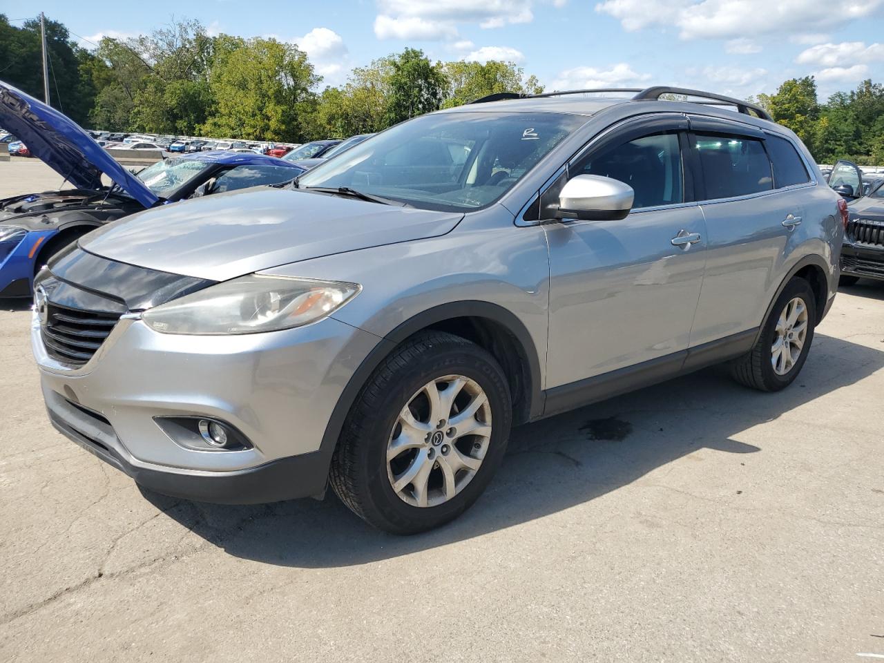 2013 Mazda CX-9 Touring, VIN JM3TB2CA3D0409047 — Engine fire