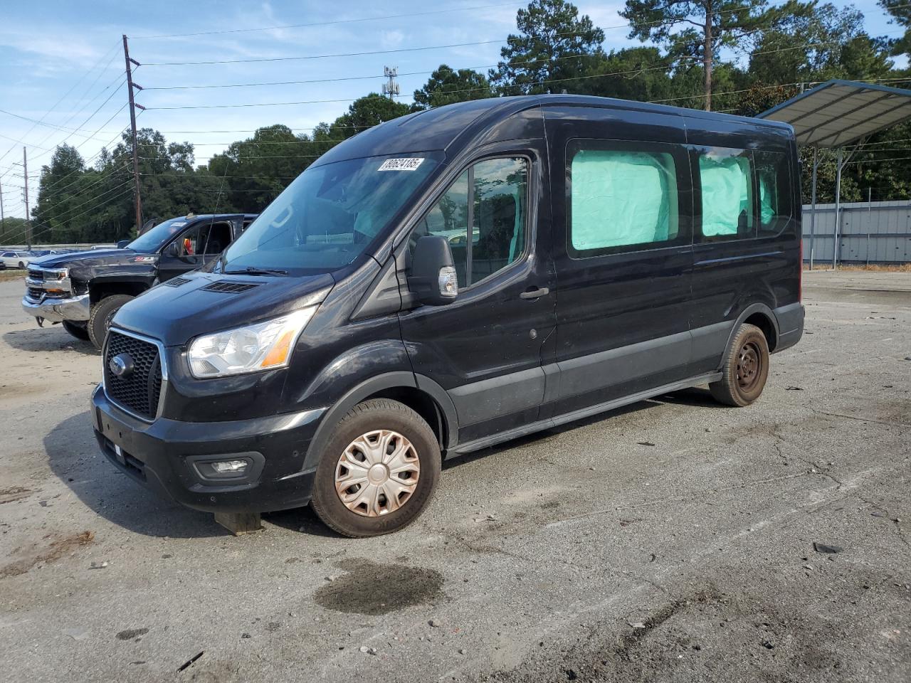 2021 Ford Transit Passenger XL, VIN 1FBAX2C85MKA13631 — Side