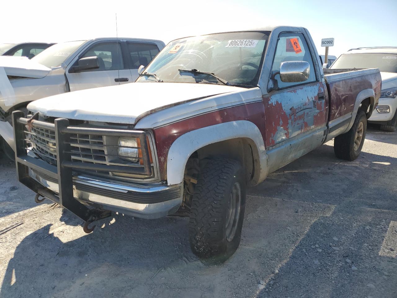 1991 Chevrolet K2500, VIN 1GCGK24K5ME182027 — Rear end