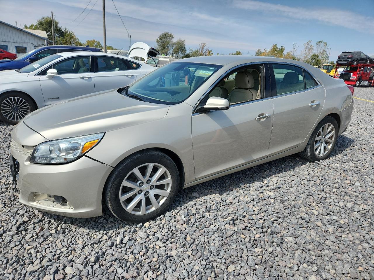2015 Chevrolet Malibu LTZ, VIN 1G11F5SL8FF271345 — Front end