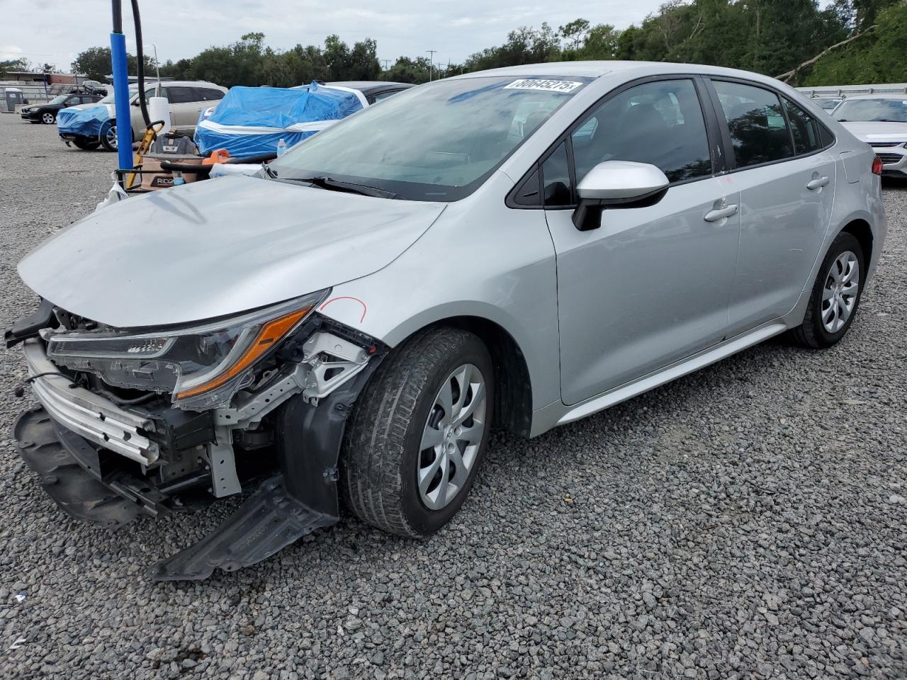 2021 Toyota Corolla LE, VIN 5YFEPMAE5MP167680 — Front end
