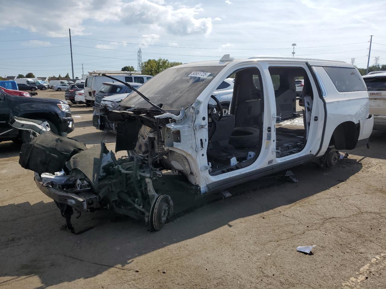 2021 GMC Yukon XL Denali, VIN 1GKS2JKL0MR138580 — Stripped