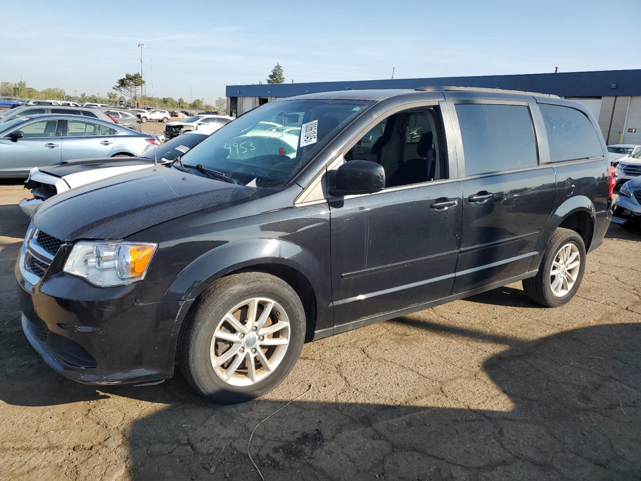 2016 Dodge Grand Caravan SXT Plus, VIN 2C4RDGCG2GR357192 — Пожар в салоне