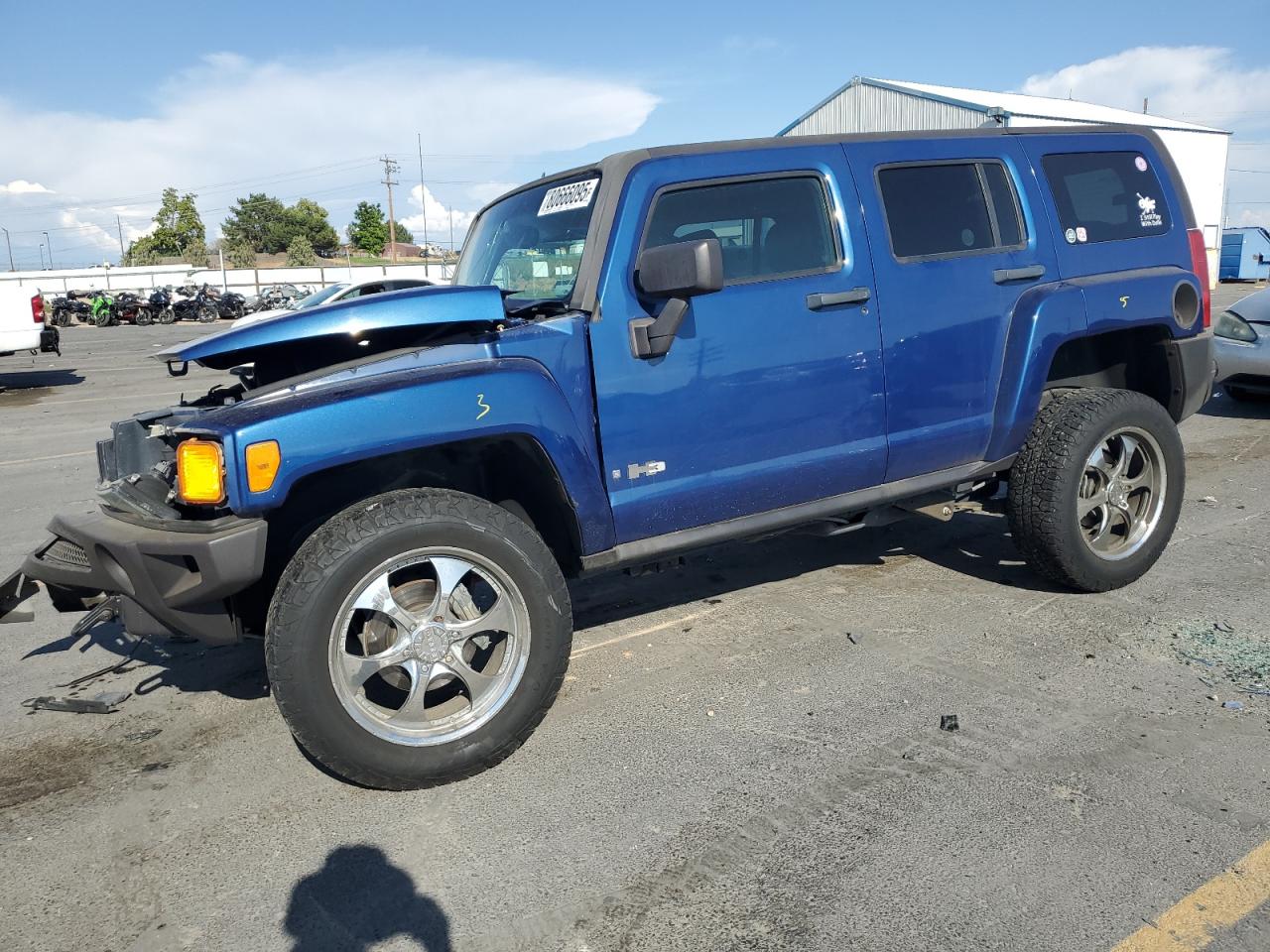 2006 Hummer H3, VIN 5GTDN136068138407 — Undercarriage