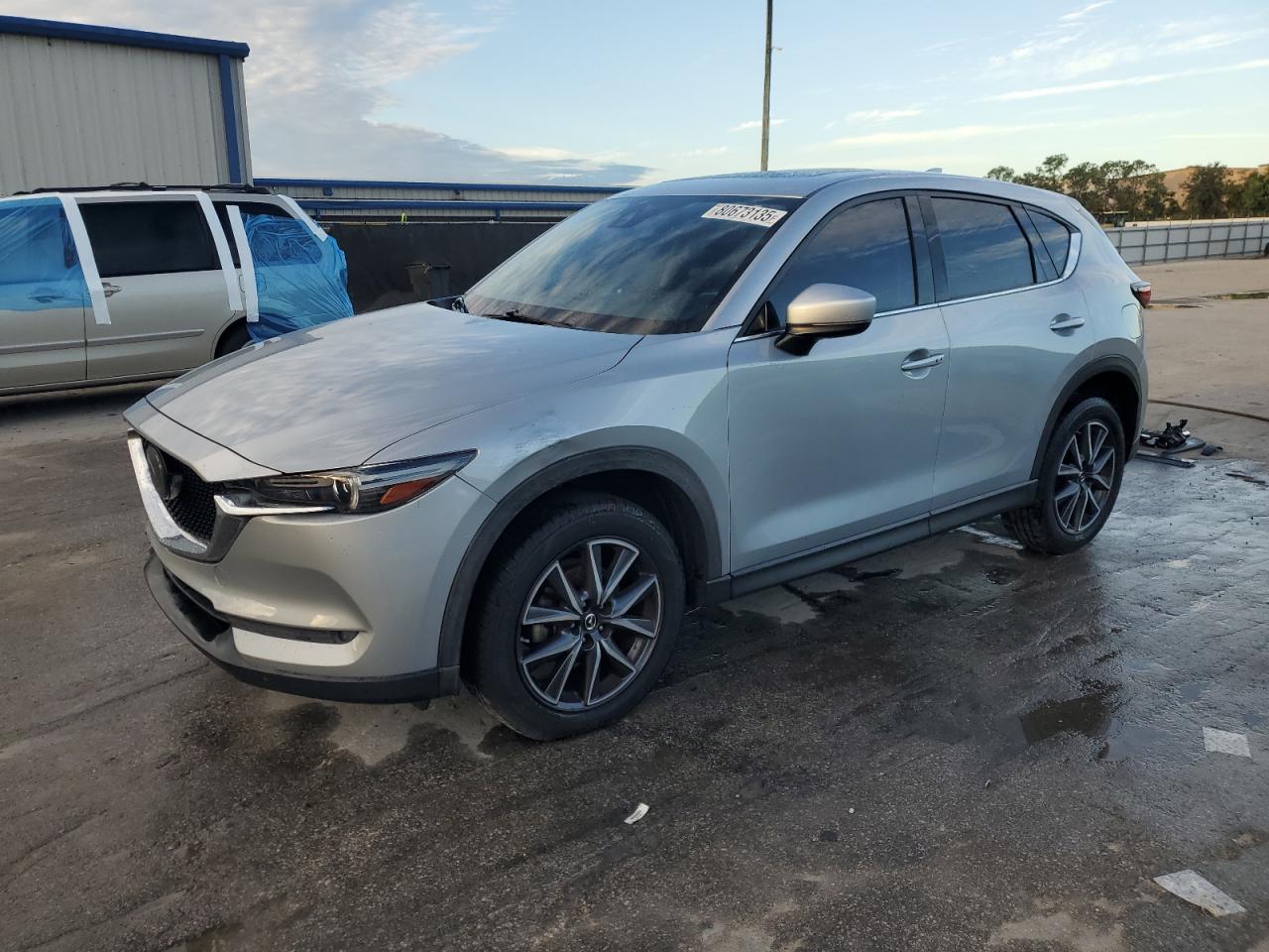 2018 Mazda CX-5 Grand Touring, VIN JM3KFADM0J0332555 — Partial repair