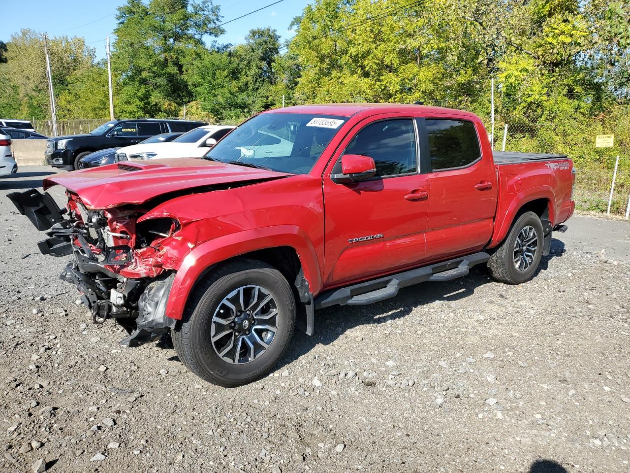 2023 Toyota Tacoma SR, VIN 3TMCZ5AN5PM569217 — Front end