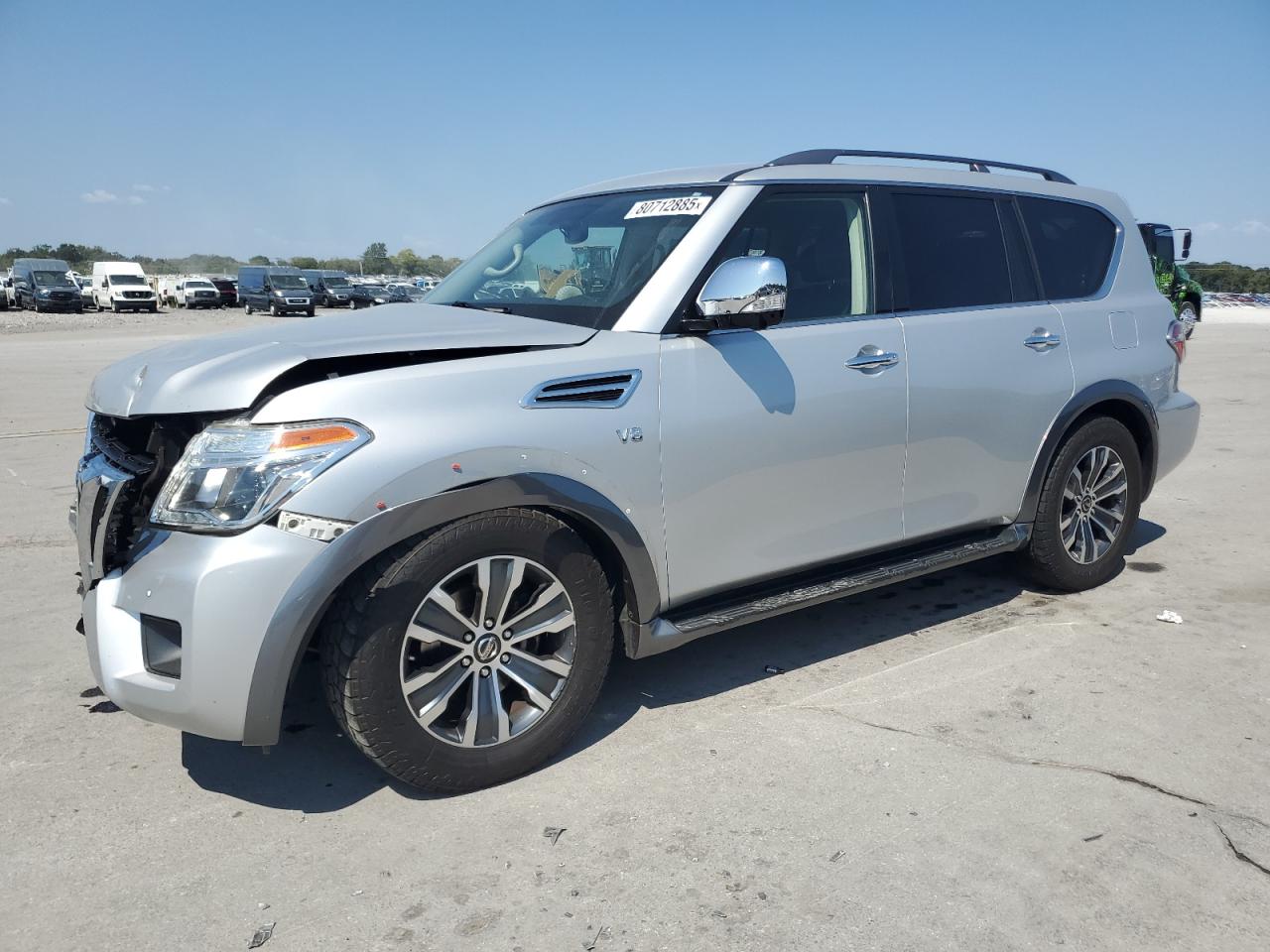 2018 Nissan Armada SL, VIN JN8AY2NC7JX503114 — Front end