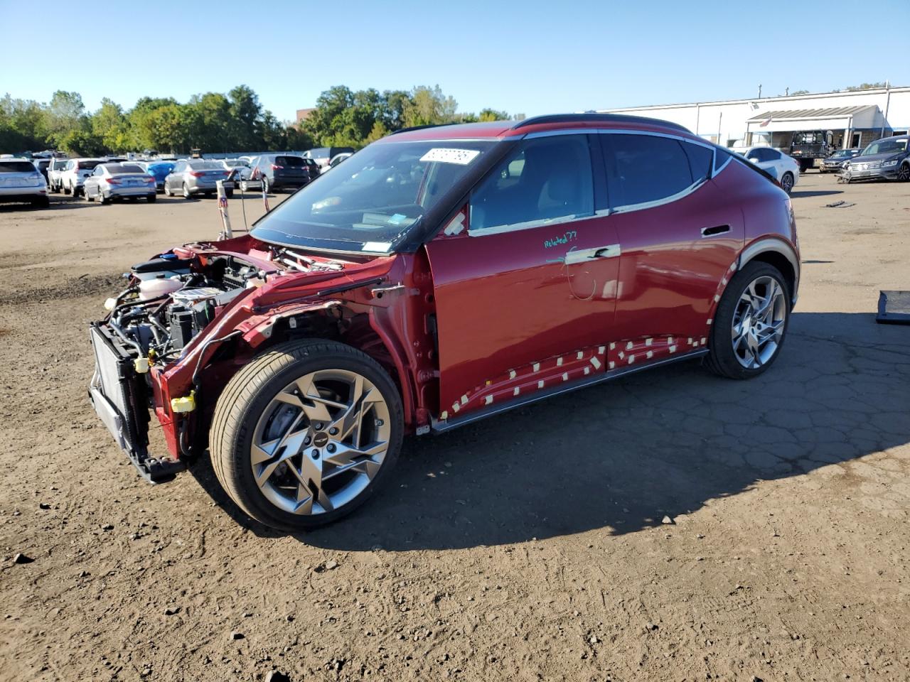 2023 Genesis GV60 Performance, VIN KMUKEDTB4PU002400 — Front end
