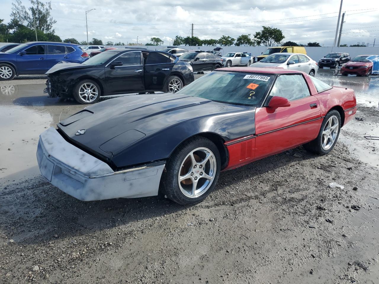1987 Chevrolet Corvette, VIN 1G1YY2182H5119462 — Front end