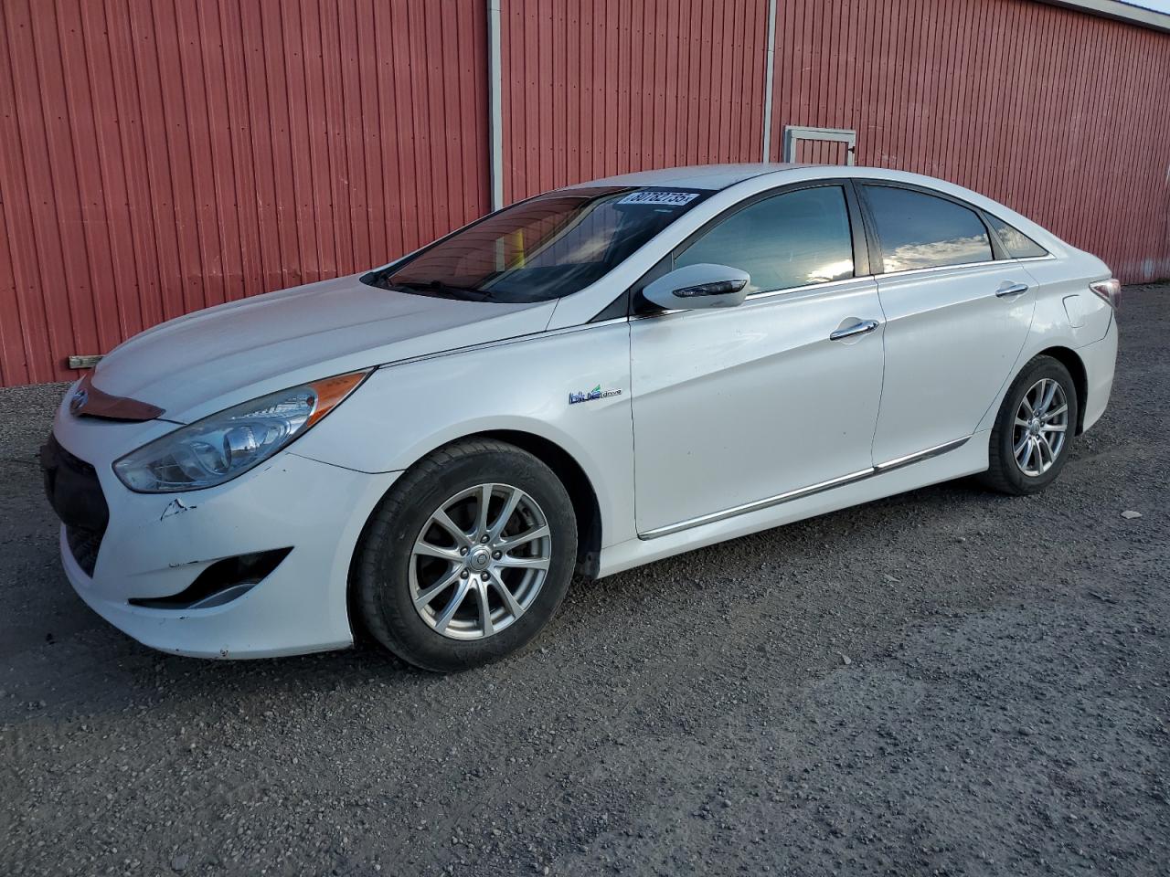 2012 Hyundai Sonata Hybrid, VIN KMHEC4A44CA060265 — Rear end