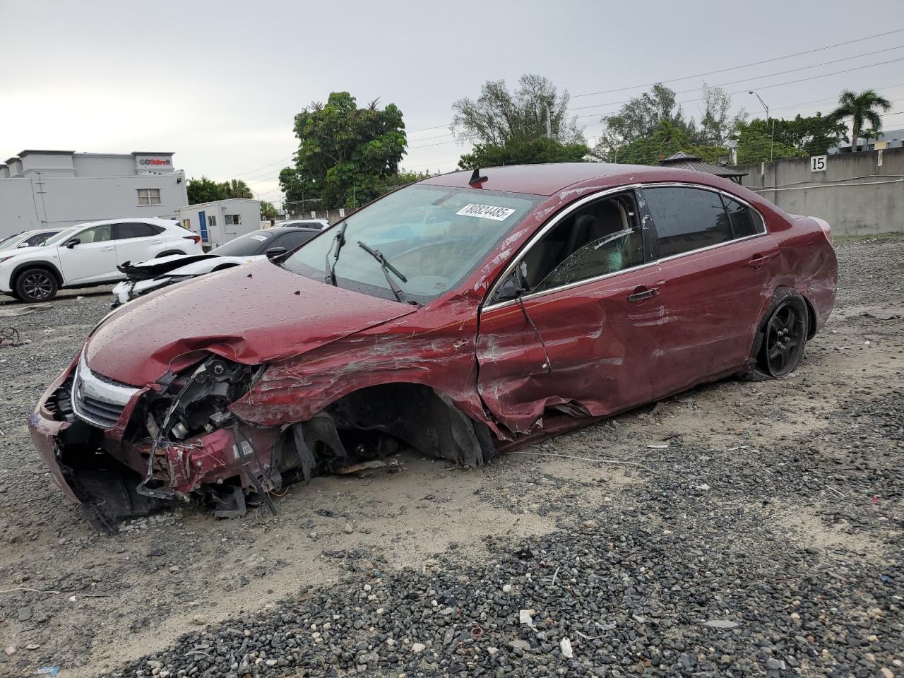 2009 Saturn Aura XE, VIN 1G8ZS57B09F172197 — Undercarriage