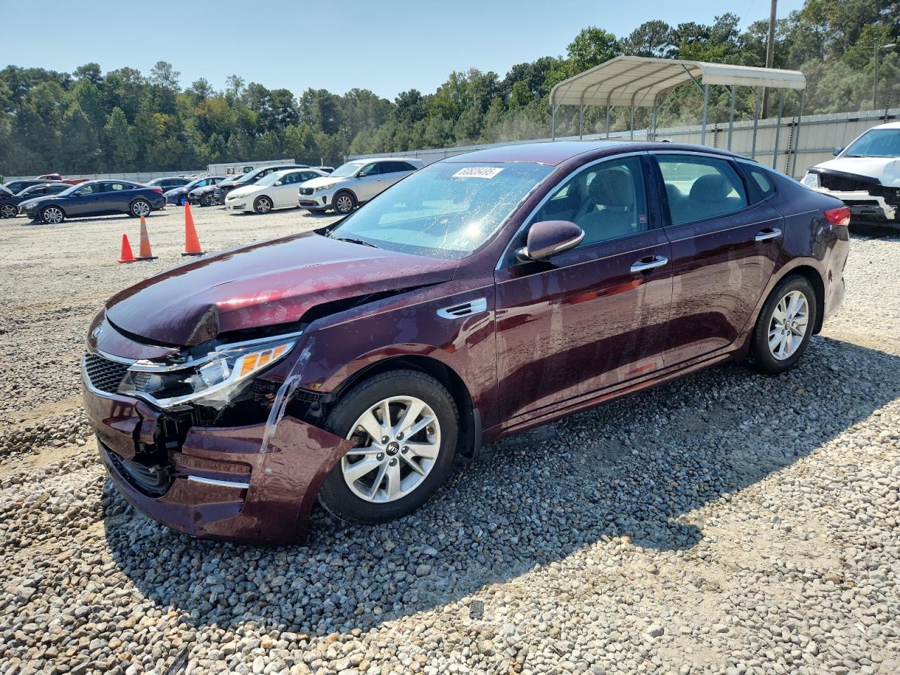 2016 Kia Optima LX, VIN 5XXGT4L37GG024906 — Rejected repair