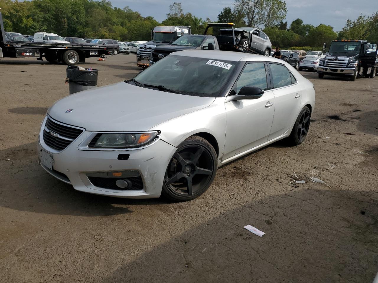 2010 Saab 9-5 Aero, VIN YS3GR4BJ9A4001426 — Front end