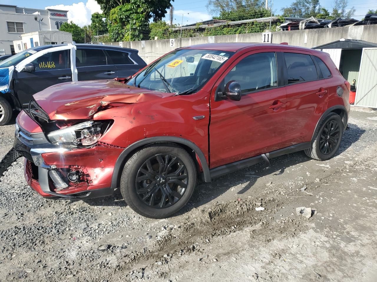 2018 Mitsubishi Outlander ES, VIN JA4AP3AU2JU007393 — Biohazard / chemical