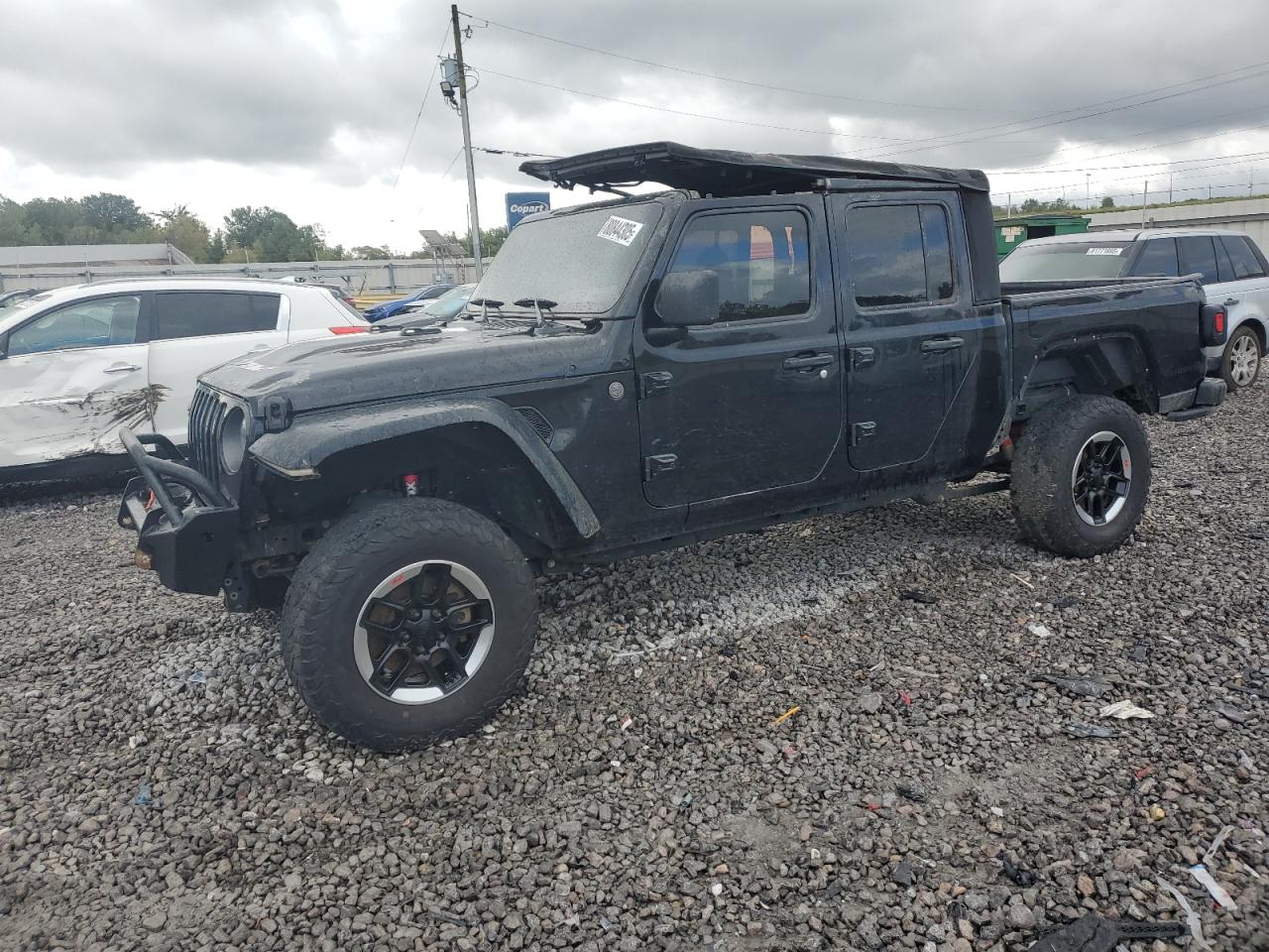 2022 Jeep Gladiator Rubicon, VIN 1C6JJTBG7NL124521 — Rear end