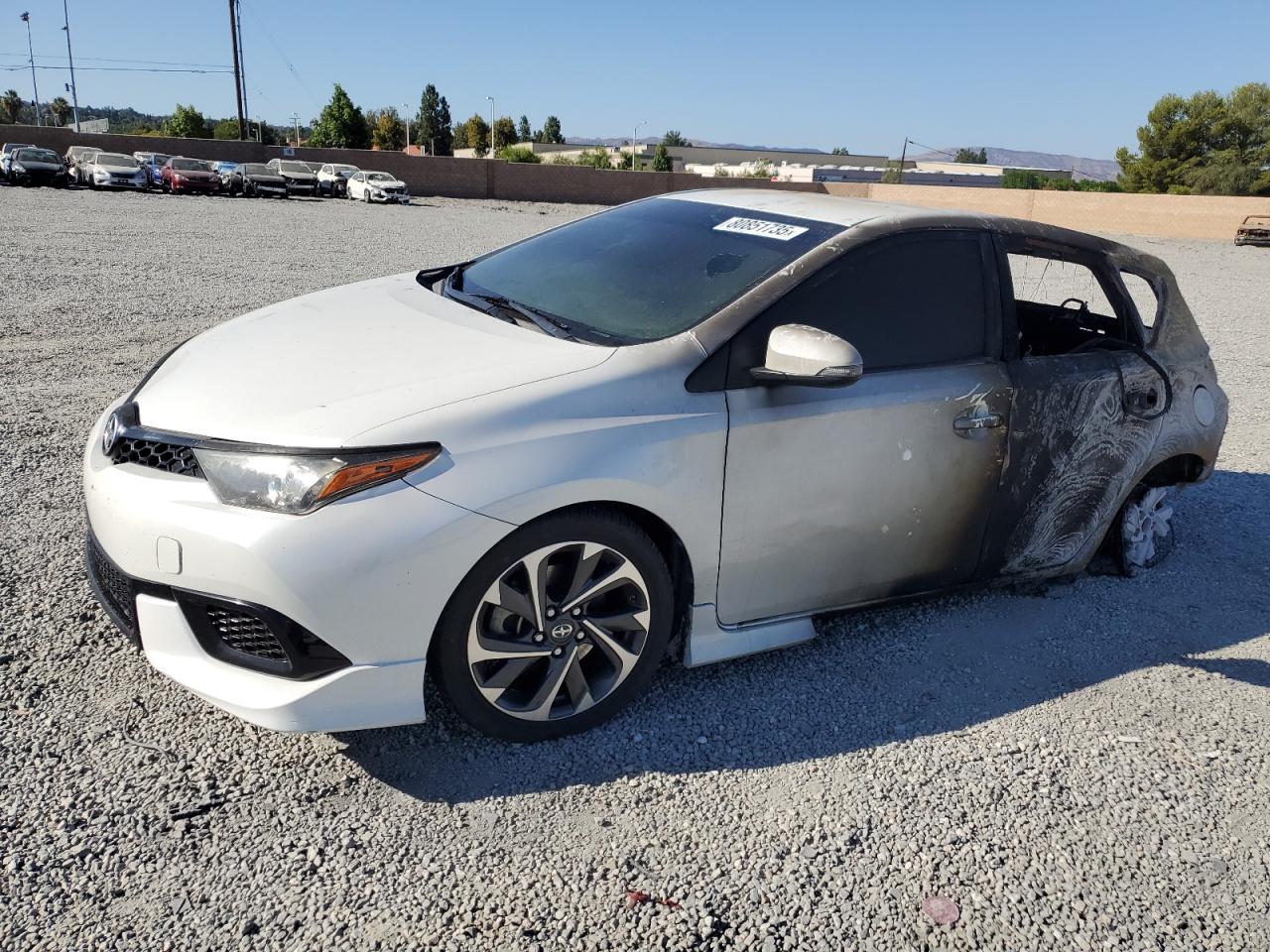 2016 Scion iM, VIN JTNKARJE7GJ519678 — Burn