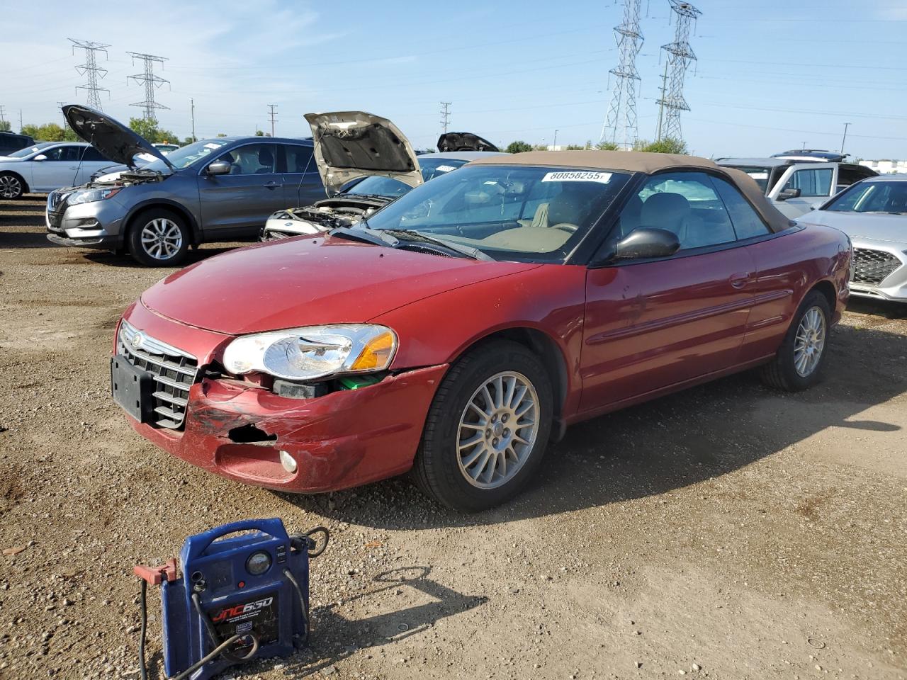 2004 Chrysler Sebring LXi, VIN 1C3EL55R74N211940 — Front end