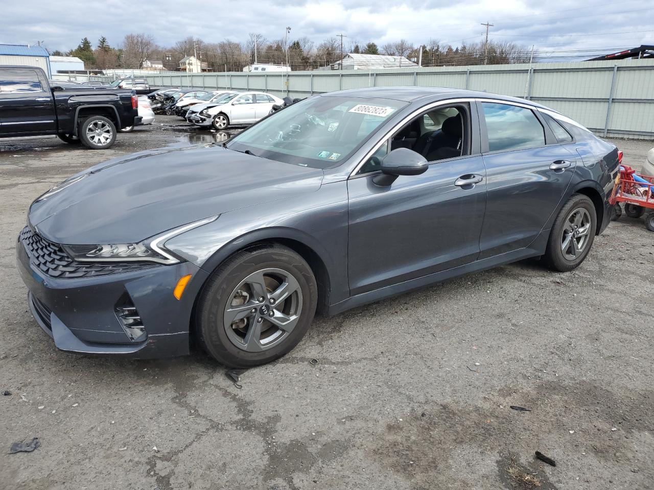 2021 Kia K5 LXS, VIN 5XXG14J22MG018183 — Front end