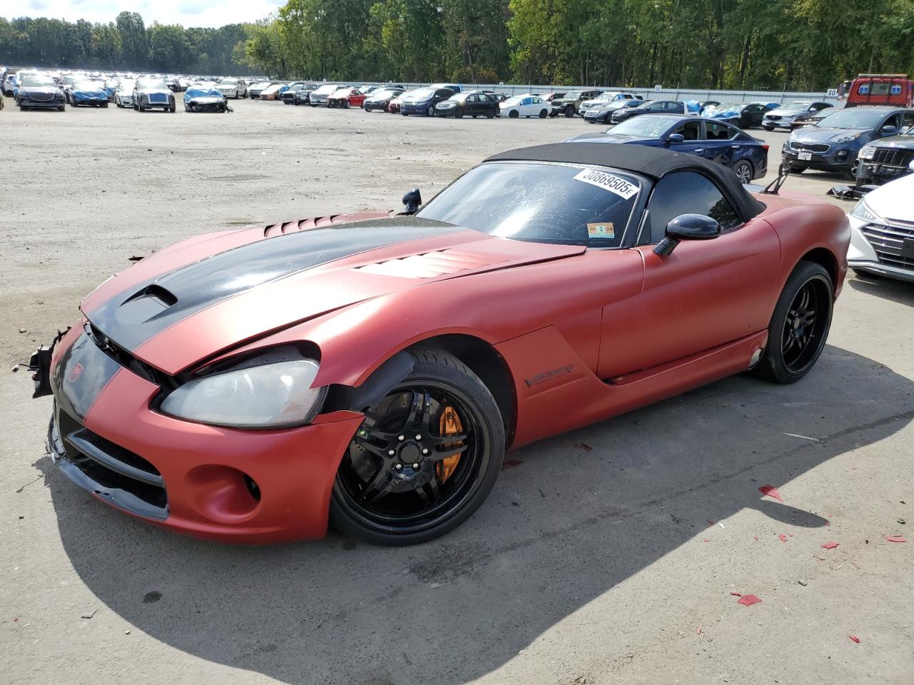 2005 Dodge Viper SRT-10, VIN 1B3JZ65Z75V500947 — Перед