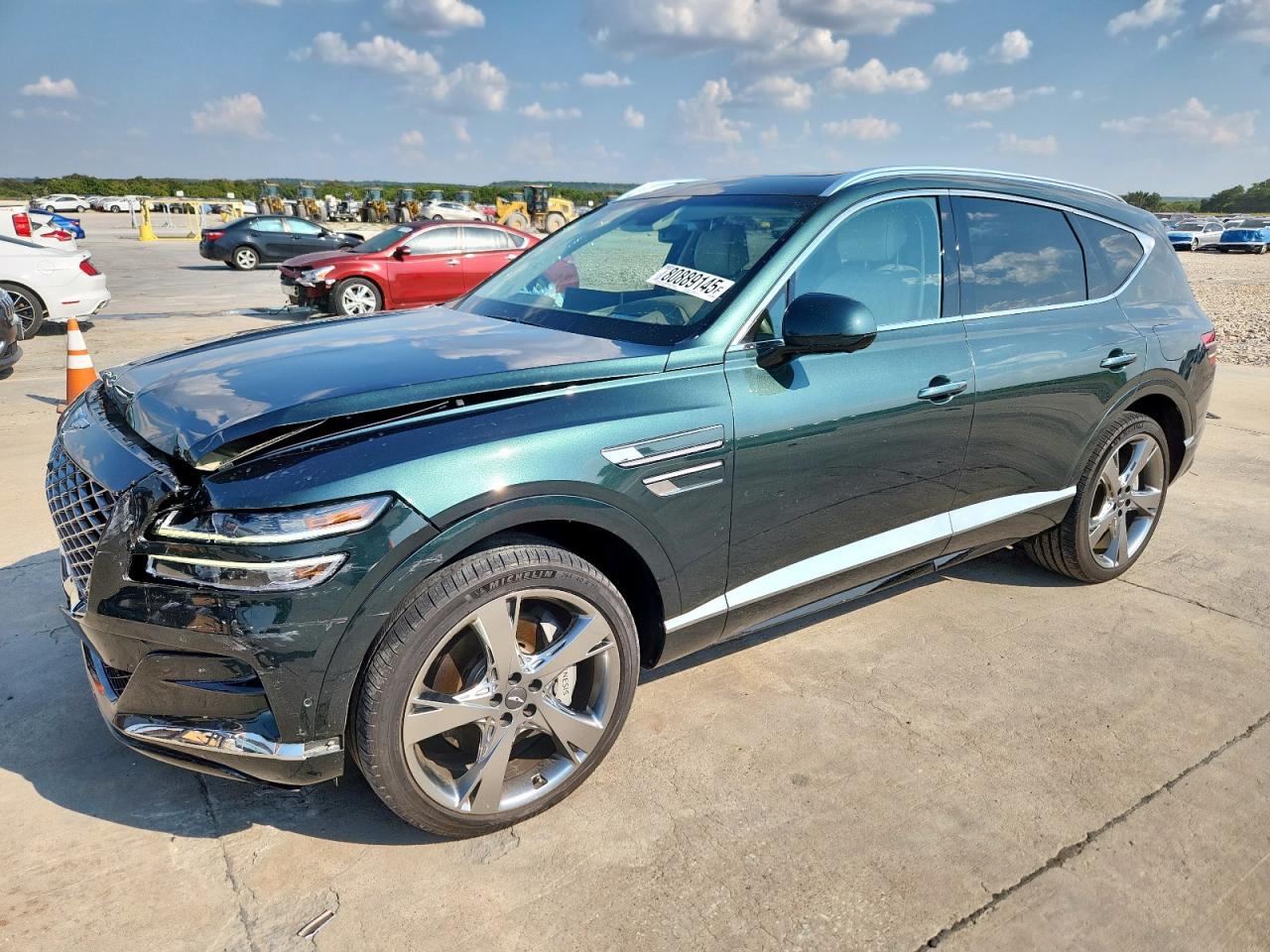 2023 Genesis GV80 Advanced Plus, VIN KMUHCESC3PU112144 — Front end
