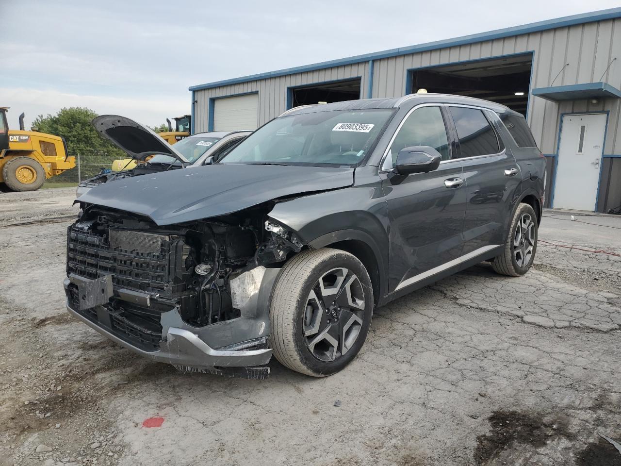 2024 Hyundai Palisade Limited, VIN KM8R5DGE7RU681714 — Partial repair