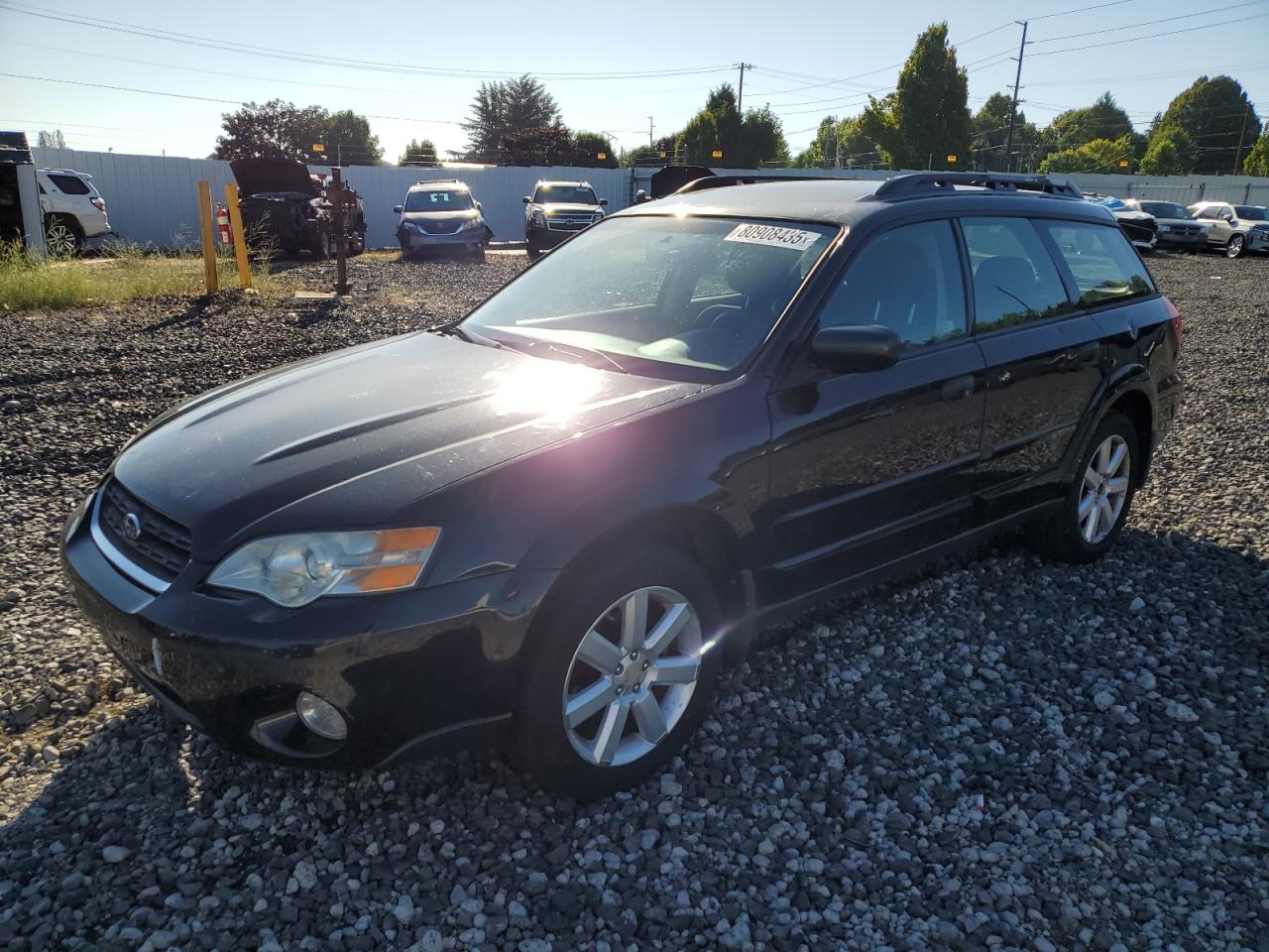 2007 Subaru Legacy Outback, VIN 4S4BP61CX77307060 — Фото с аукциона