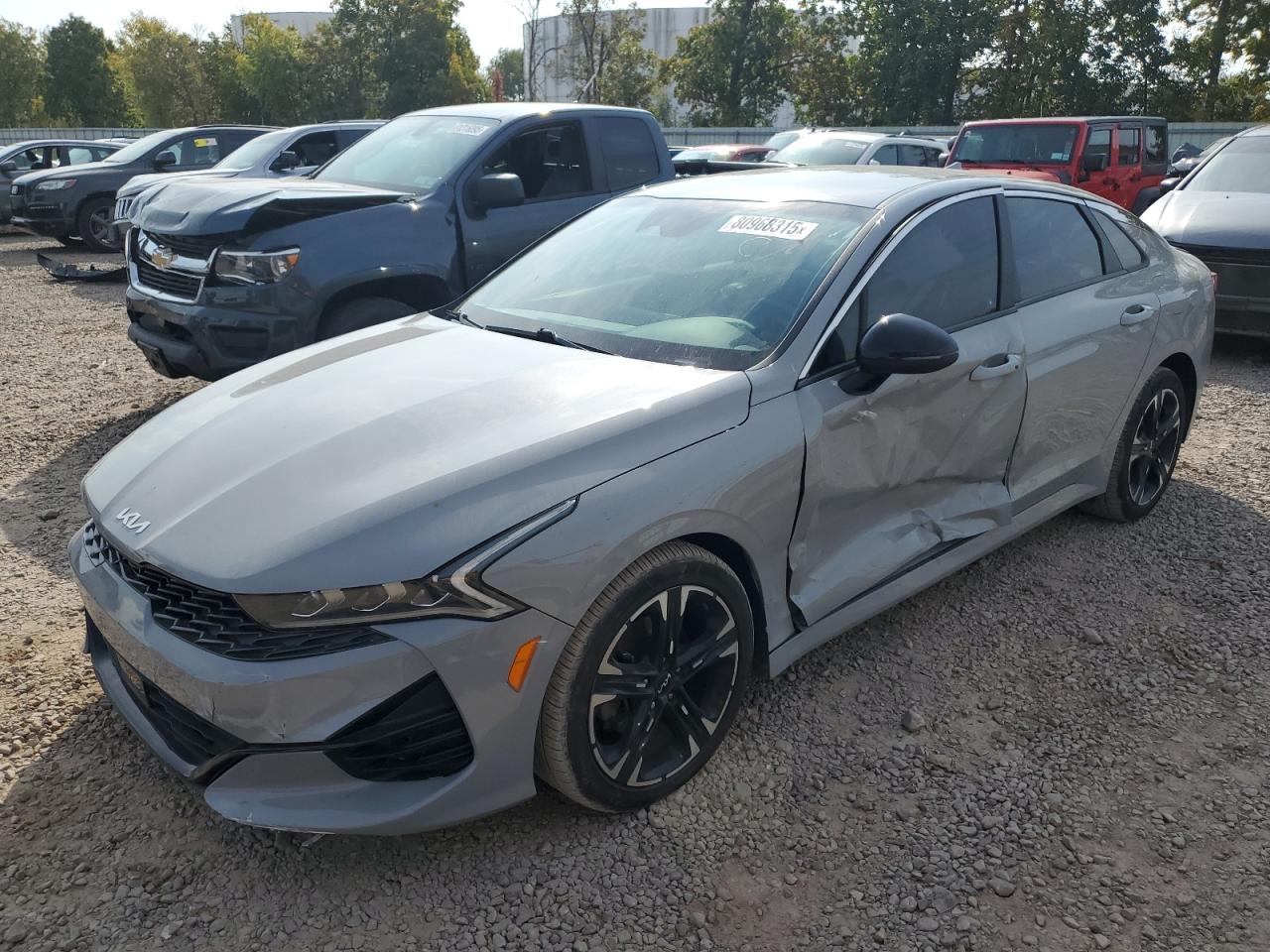 2023 Kia K5 GT-Line, VIN 5XXG64J23PG206281 — Side