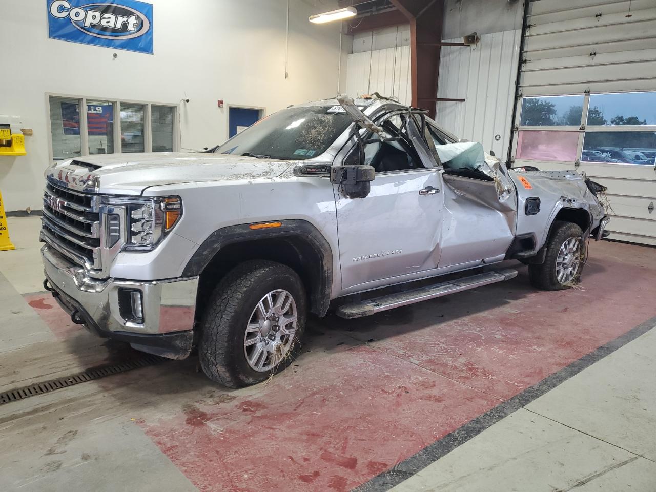 2023 GMC Sierra 2500HD SLT, VIN 1GT49NE71PF147378 — Rollover