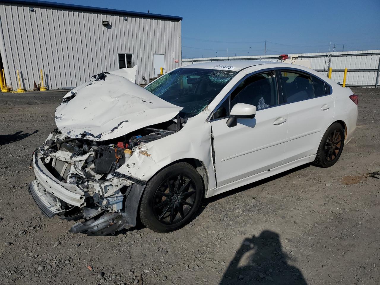 2017 Subaru Legacy Premium, VIN 4S3BNAC62H3007851 — Front end