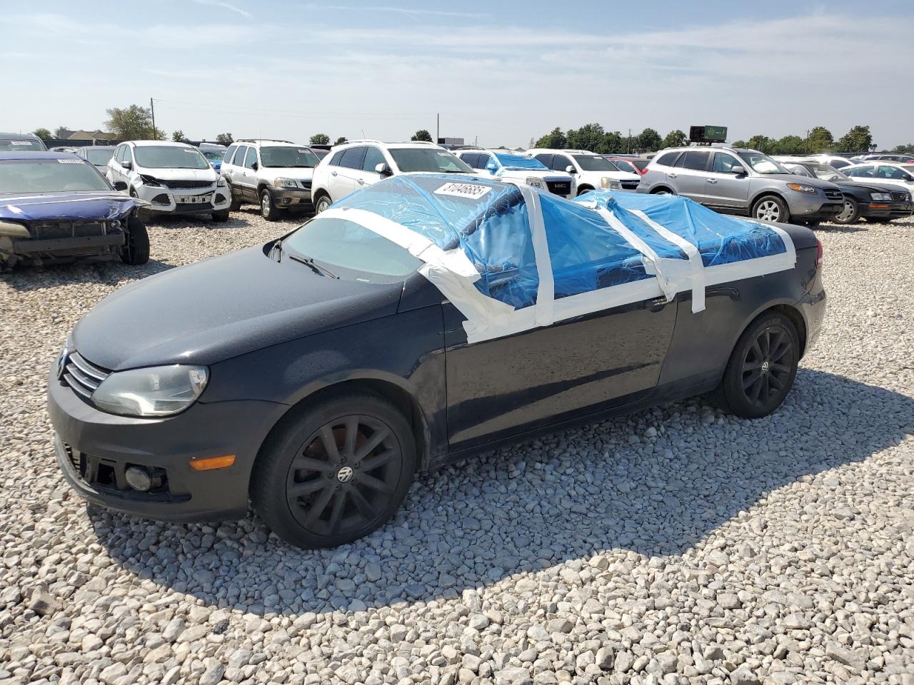 2014 Volkswagen Eos Komfort, VIN WVWBW8AHXEV003623 — Burn